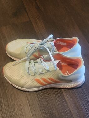 adidas Mint Green and Coral Women's Running Sneakers